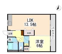 イレーネ南昭和の間取り画像