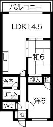 エスポワール交野の間取り画像