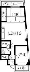 エスポワール交野の間取り画像