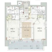 エステムプラザ梅田茶屋町IIエアパークスの間取り画像