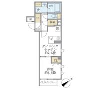 コンポジット早稲田鶴巻町の間取り画像