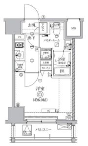 クオリタス南大井の間取り画像