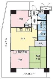 クリオ横須賀中央弐番館の間取り画像