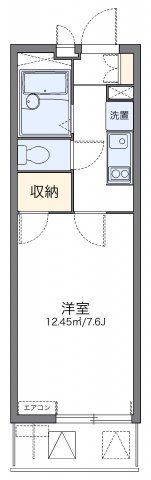 レオパレスムーンライトスクエアの間取り画像