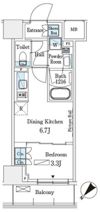 パークアクシス横浜伊勢佐木町通りの間取り画像