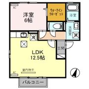 ラポール Bの間取り画像