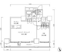パークキューブ愛宕山タワーの間取り画像