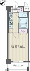 パルティール覚王山の間取り画像