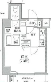アイルカナーレ門前仲町の間取り画像
