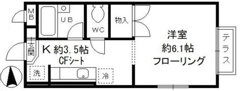 カーサヴェルデ国立の間取り画像