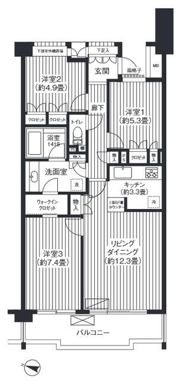 シエールグラン洋光台南公園の間取り画像