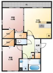 オッツ池田の間取り画像