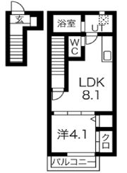 ビューテラスTⅡの間取り画像