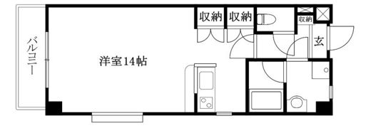 イヒラニハイツの間取り画像