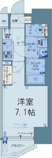 インザグレイス新大阪ソレアードの間取り画像