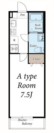 Wレジデンス1stの間取り画像