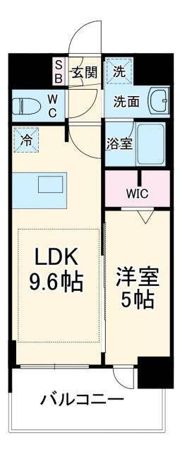 プレサンス梅田東クォーレの間取り画像