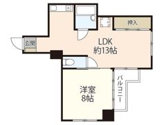 エイトバレー54の間取り画像
