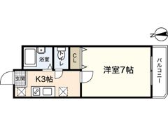 ラコント宮ヶ瀬の間取り画像