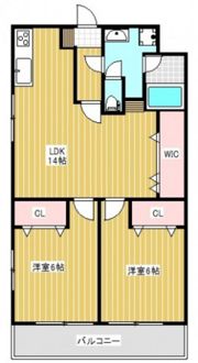 サンハイツ佐伯の間取り画像