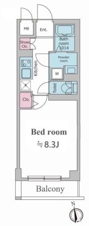 レオーネ方南町の間取り画像