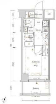 Log横浜伊勢町の間取り画像