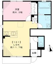 大泉グリーンハイツB棟の間取り画像