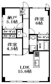 クレール和泉の間取り画像