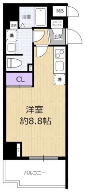 ララプレイス四天王寺夕陽ケ丘の間取り画像
