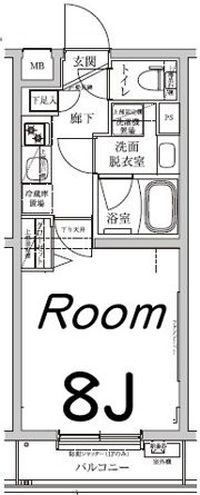ルフレグランデ多摩川の間取り画像