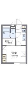 レオパレス獅子ヶ谷の間取り画像