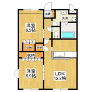 ベルファミーユ2の間取り画像