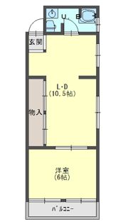 三幸マンションの間取り画像