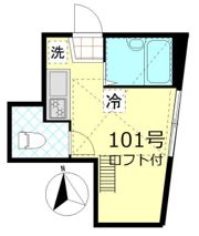 プリームス品川の間取り画像