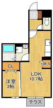 ドゥ リヴェールの間取り画像