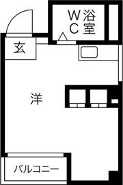 ウィン天六南館の間取り画像
