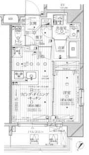 シティインデックス蕨駅前の間取り画像