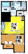 コーポ野口の間取り画像