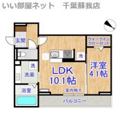 (仮称)D-ROOM神明町Ⅱ Bの間取り画像