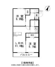 フォレストⅡの間取り画像