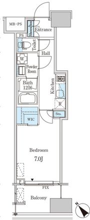 レガシス中目黒の間取り画像