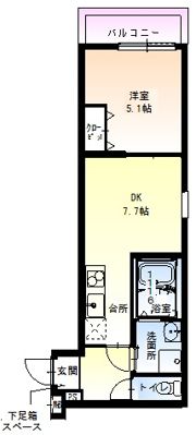 フジパレス下新庄駅東Ⅵ番館の間取り画像