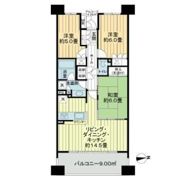 メルローズスクエア武蔵小金井の間取り画像