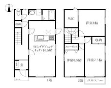 グレース上市の間取り画像