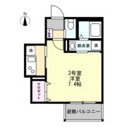 ベイグレイス蒔田の間取り画像