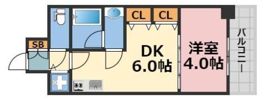 S-RESIDENCE淀屋橋の間取り画像