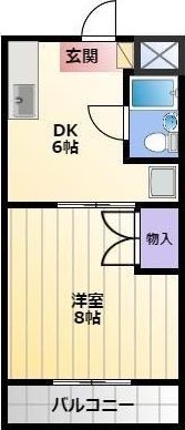 ハイツ栄光IIの間取り画像