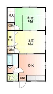 コーポ岩崎Ⅱの間取り画像