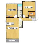 リッツガーデン学園の森の間取り画像
