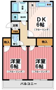 サンハイム新富の間取り画像